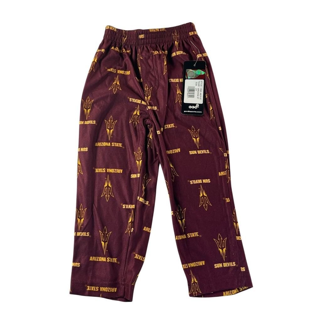 Arizona State Sun Devils Youth Kids 4T Team Colorway Maroon Pajama Pants